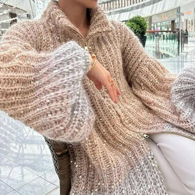 JULIA knitted cardigan.