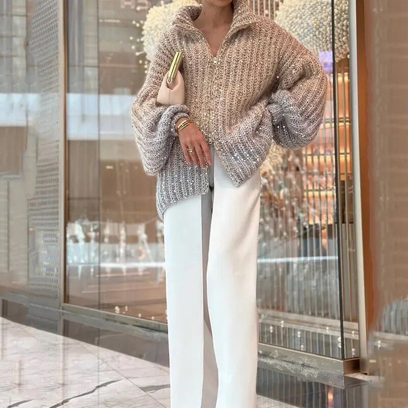 JULIA knitted cardigan.