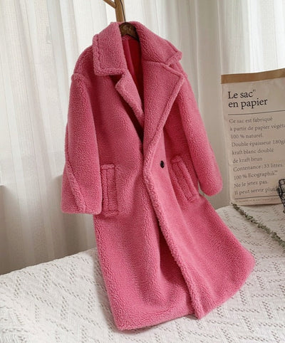 LOUISE ECO FUR BEAR COAT